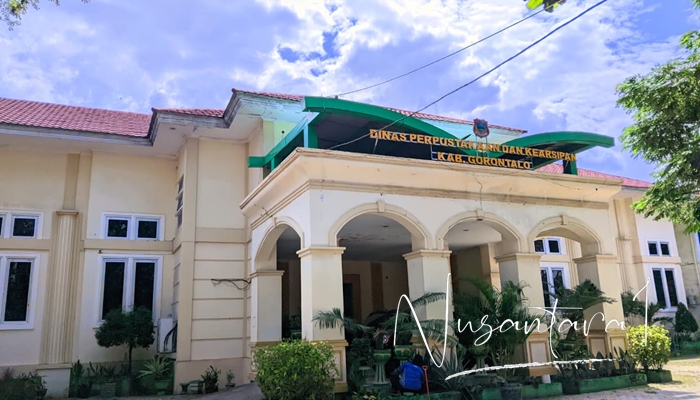 Dinas Perpustakaan dan Kearsipan Kabupaten Gorontalo. [foto:juna/nusantara1]