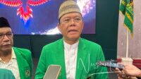 Ketua Umum DPP PPP, Muhamad Mardiono saat menghadiri Muswil di Gorontalo Sabtu, 3 Januari 2026. [foto:fikar/nusantara1]