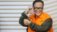 Mantan Wamenaker, Immanuel Ebenezer alias Noel saat ditahan KPK [foto:dok/beritanasional]