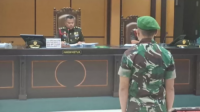 Lettu Inf. Ahmad Faisal divonis bersalah dan dijatuhi hukuman 8 tahun penjara dalam kasus penganiayaan hingga menewaskan Prada Lucky Namo [foto:dok/kupangnews]
