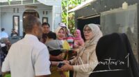 Anggota DPRD Provinsi Gorontalo, Kristina Femmy Udoki menemui warga saat menjalani reses, Selasa 3 Februari 2026. [foto:nusantara1]
