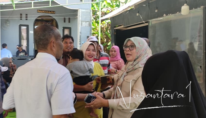Anggota DPRD Provinsi Gorontalo, Kristina Femmy Udoki menemui warga saat menjalani reses, Selasa 3 Februari 2026. [foto:nusantara1]