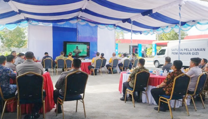 Peresmian dan Groundbreaking SPPG Polri dan Gudang Ketahanan Polri oleh Presiden RI secara Daring, Jumat 13 Februari 2026 [foto:dok/otanaha]