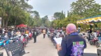 Wakil Bupati Gorontalo, Tonny S. Junus, menghadiri kegiatan Nyoride Jilid VI yang digelar di simpang jalan Rumah Dinas Bupati Kabupaten Gorontalo. [foto:humas]