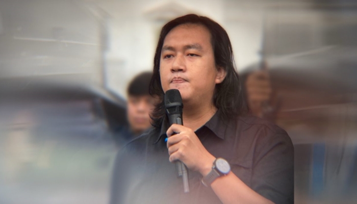 Wakil Koordinator KontraS, Andrie Yunus disiram air keras oleh orang tak dikenal [foto:dok]