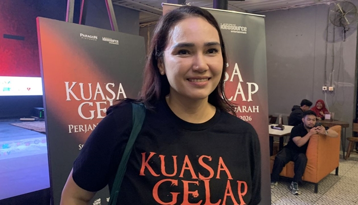 Feby Febiola kembali ke layar lebar dengan membintangi film horor terbaru berjudul 'Kuasa Gelap: Perjanjian Darah' [foto:dok/era]