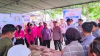 Pasar Murah di Halaman Polda Gorontalo. [foto:juna/nusantara1]