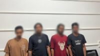 Empat orang yang diduga terlibat penyalahgunaan Narkoba diamankan Polres Pohuwato [foto:dok/humas]
