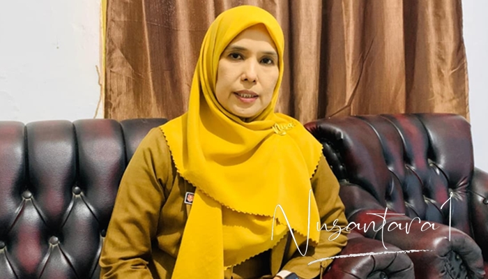 Kabid Budidaya dan penguatan daya saing Dinas Perikanan Kabupaten Gorontalo, Chairunnisa. [foto:juna/nusantara1]