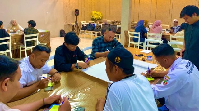 FGD terkait hasil pengumpulan data kegiatan endline survey proyek The Development of Integrated Farming System in Upland Area [foto:/nusantara1]