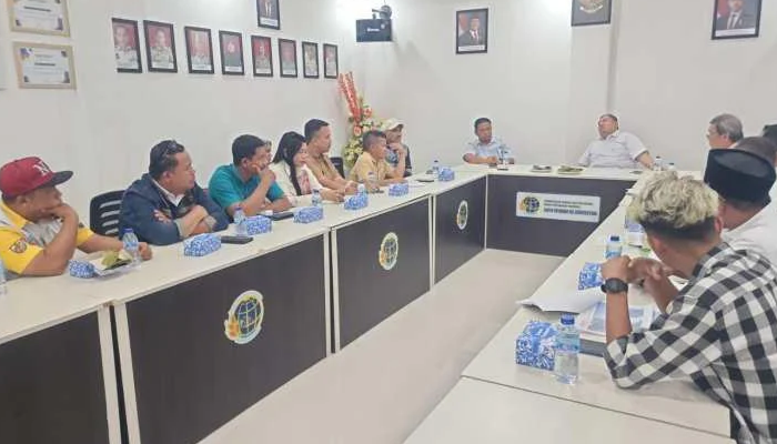 DPRD Gorontalo Utara dan BPN sinkronkan data [foto:dok/ist]