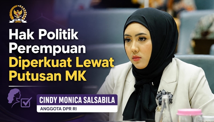 Anggota Komisi IV DPR RI, Fraksi Nasdem Cindy Monica Salsabila [foto:dok/nasdem]
