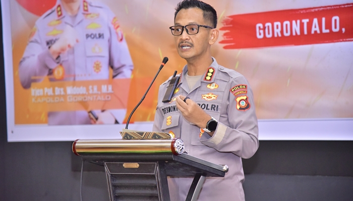 Kepala Bidang Humas Polda Gorontalo, Kombes Pol. Desmont Harjendro [foto:dok/humas]