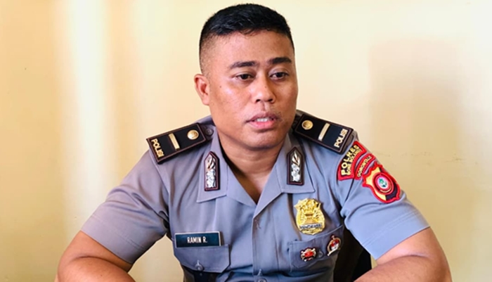 Kapolsek Bulango, Ipda Ramin Rahim. [foto:juna/nusantara1]