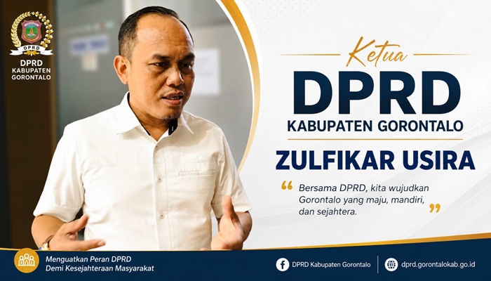 Ketua DPRD Kabupaten Gorontalo, Zulfikar Usira