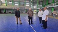 Wakil Bupati Gorontalo, Tonny S. Junus saat meninjau lokasi Penas [foto:dok/kominfo]