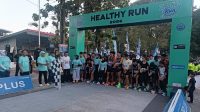 Bupati Gorontalo, Sofyan Puhi saat melepas Healthy Run 2026. [foto:dok/humas]