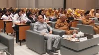 Ketua DPRD Kabupaten Gorontalo, Zulfikar Usira saat menghadiri Rapat Koordinasi, Advokasi, dan Sosialisasi Pencegahan serta Pengendalian Penyakit dan Program MBG di Hotel Amaris, Senin 15 Juni 2026. [foto:dok/humas]