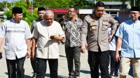Wakil Bupati Gorontalo, Tonny S. Junus saat meninjau kesiapan Terminal Limboto. [foto:dok]