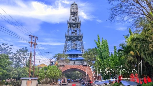 Menara Pakaya Limboto jadi ikonic Kabupaten Gorontalo. [foto:juna/nusantara1]