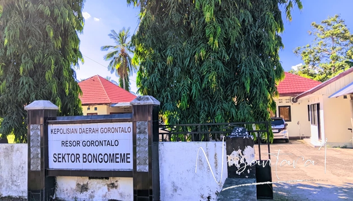 Polsek Bongomeme Kabupaten Gorontalo. [foto:juna/nusantara1]