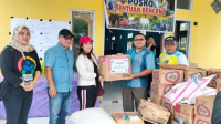 DPRD Gorontalo Utara salurkan bantuan kemanusiaan untuk korban banjir di Kecamatan Biau. [foto:dok/sekretariat]