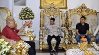 Bupati Gorontalo Sofyan Puhi menerima kunjungan Anggota DPR RI, Elnino M. Husain Mohi, di Rumah Jabatan Bupati Gorontalo, Sabtu 25 Juli 2026. [foto:dok/kominfo]
