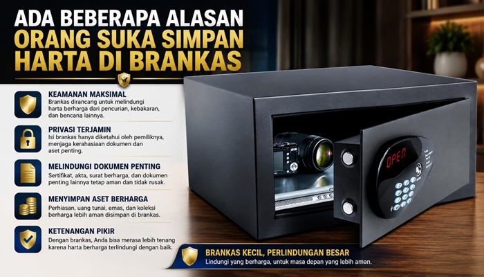 Ilustrasi. Ada beberapa alasan kenapa orang masih suka menyimpan harta di brankas. [foto:dok]