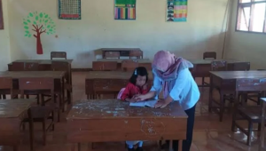 Fenomena kelas kosong pada tingkat SDN pada awal ajaran 2026/2027. [foto:dok/arrahma]