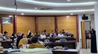 Foto : Vendor dan penyedia jasa sewa kendaraan, saat RDP bersama Komisi I, Senin 3 AGustus 2026. [foto:dok]