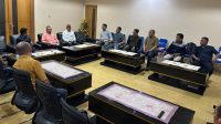 DPRD Provinsi Gorontalo menerima masyarakat Bone Bolango, terkait kelanjutan program pembangunan kawasan Tulabolo - Pinogu. [foto:dok/humas]
