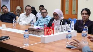 Pertemuan Komisi I DPRD Provinsi Gorontalo, bersama jajaran Kanwil Hukum Provinsi Gorontalo. [foto:dok/kemenkum]
