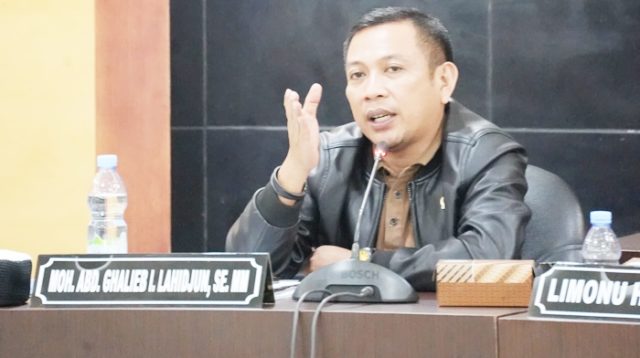 Ketua FPG DPRD Provinsi Gorontalo, Moh. Abd. Ghalieb Lahidjun. [foto:dok]