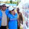 Anggota DPR RI, Rusli Habibie bersama Wakil Gubernur Gorontalo, Idah Syahidah saat meninjau proyek pemasangan listrik di Pulau Dudepo. [foto:dok/timrh]