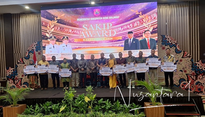 Foto bersama para penerima SAKIP Award 2026 Bone Bolango. [foto:dok/nusantara1]