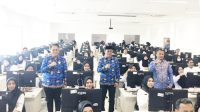 Sekda Bone Bolango, Iwan Mustapa saat membuka kegiatan Profiling ASN Pemerintah Kabupaten Bone Bolango di UPT BKN Gorontalo, Kamis 17 September 2026. [foto:dok/humas]