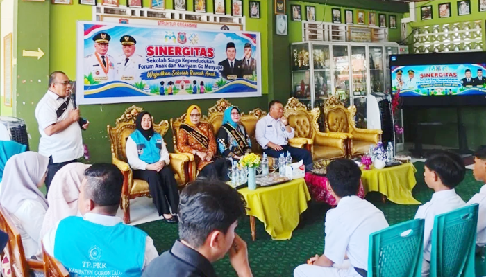 Forum Anak yang digelar di SMP Negeri 1 Telaga, Rabu 23 September 2026. [foto:dok/kominfo]