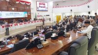 Suasana rapat paripurna membahas rencana kerja 2027.
