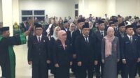 Prosesi pelantikan dan pengambilan sumpah Pejabat Administrator, Pengawas dan Kepala Puskesmas di lingkungan pemerintah Kabupaten Bone Bolango, Selasa 22 September 2026. [foto:dok/kominfo]