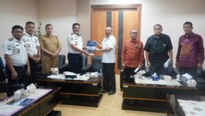 Pertemuan Kepala Lapas Kelas IIA Gorontalo bersama pimpinan DPRD Provinsi Gorontalo. [foto:dok/humas]
