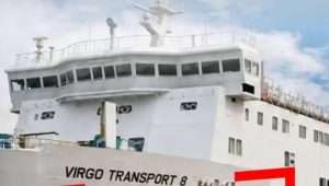 Kapal Virgo Transport 8. [foto:dok/ig Kantor SAR Banjarmasin]