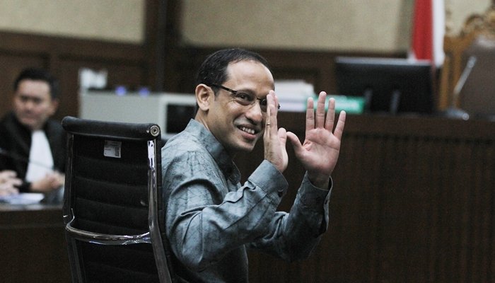 Pengadilan Tinggi Jakarta memangkas vonis Nadiem Makarim. [foto:dok/sinpo]