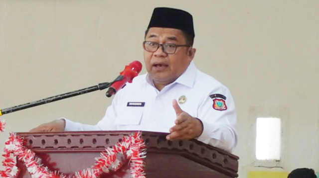 Sekda Kabupaten Gorontalo, Sugondo Makmur saat membuka Workshop Digitalisasi Pembelajaran Mendalam, Prakarya Connect & Collaborative bertema, Rabu 2 September 2026. [foto:dok/kominfo]