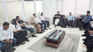Komisi I DPRD Gorontalo, saat kunjungan koordinasi di BKN RI, pagi ini. [foto:dok/pendamping komisi]