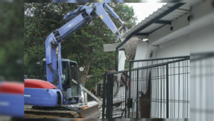 Pembongkaran kluster mewah di Lapas Cibinong yang oleh Ombudsman menghilangkan barang bukti.